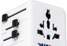 Hero International Travel Power Adapter – Universal Plug for Europe, UK, US, Asia, AUS, 100+ Countries | 2 USB-C & 1 USB-A Hero International Travel Power Adapter – Universal Plug for Europe, UK, US, Asia, AUS, 100+ Countries | 2 USB-C & 1 USB-A
