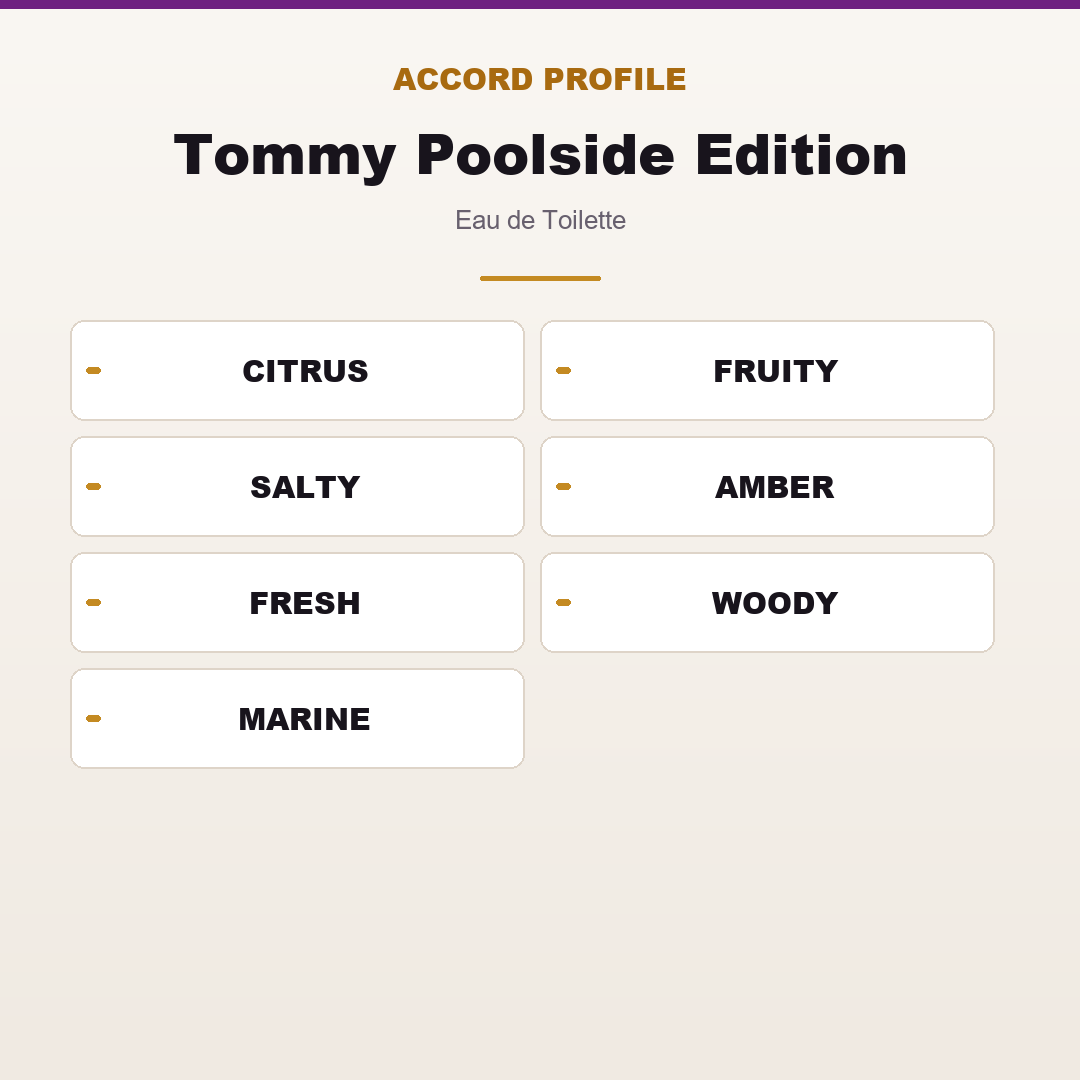 Tommy Poolside Edition accord profile