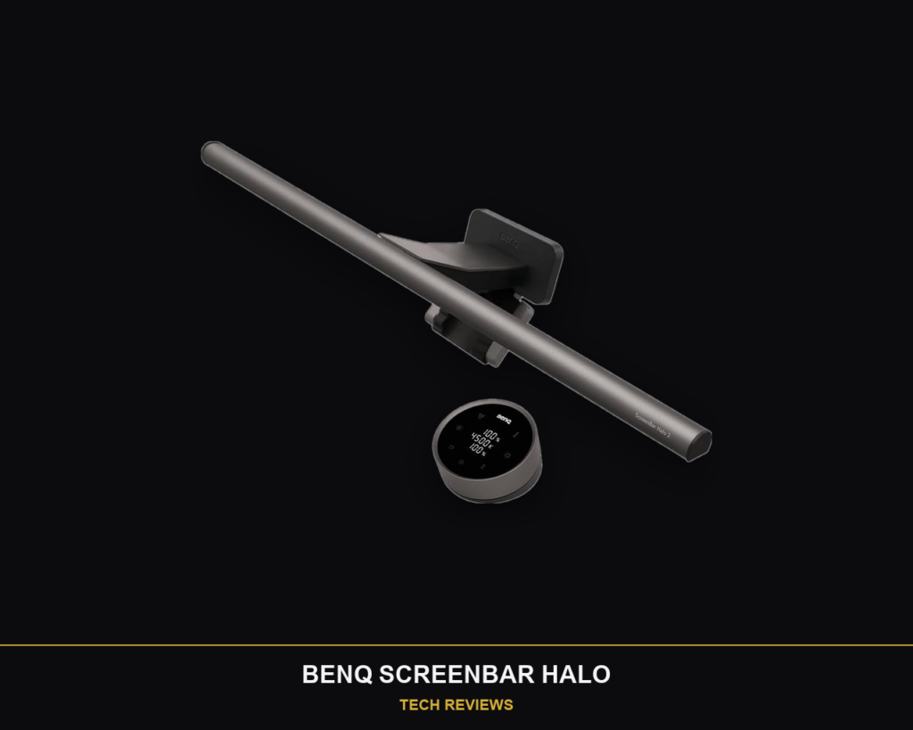 BenQ ScreenBar Halo 2 monitor light bar with wireless controller